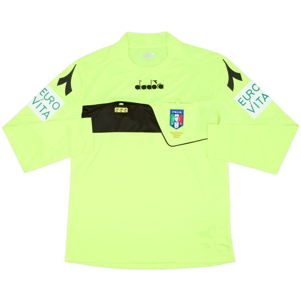 2018-19 Italy Diadora Referee L/S Shirt - 10/10 - (L)