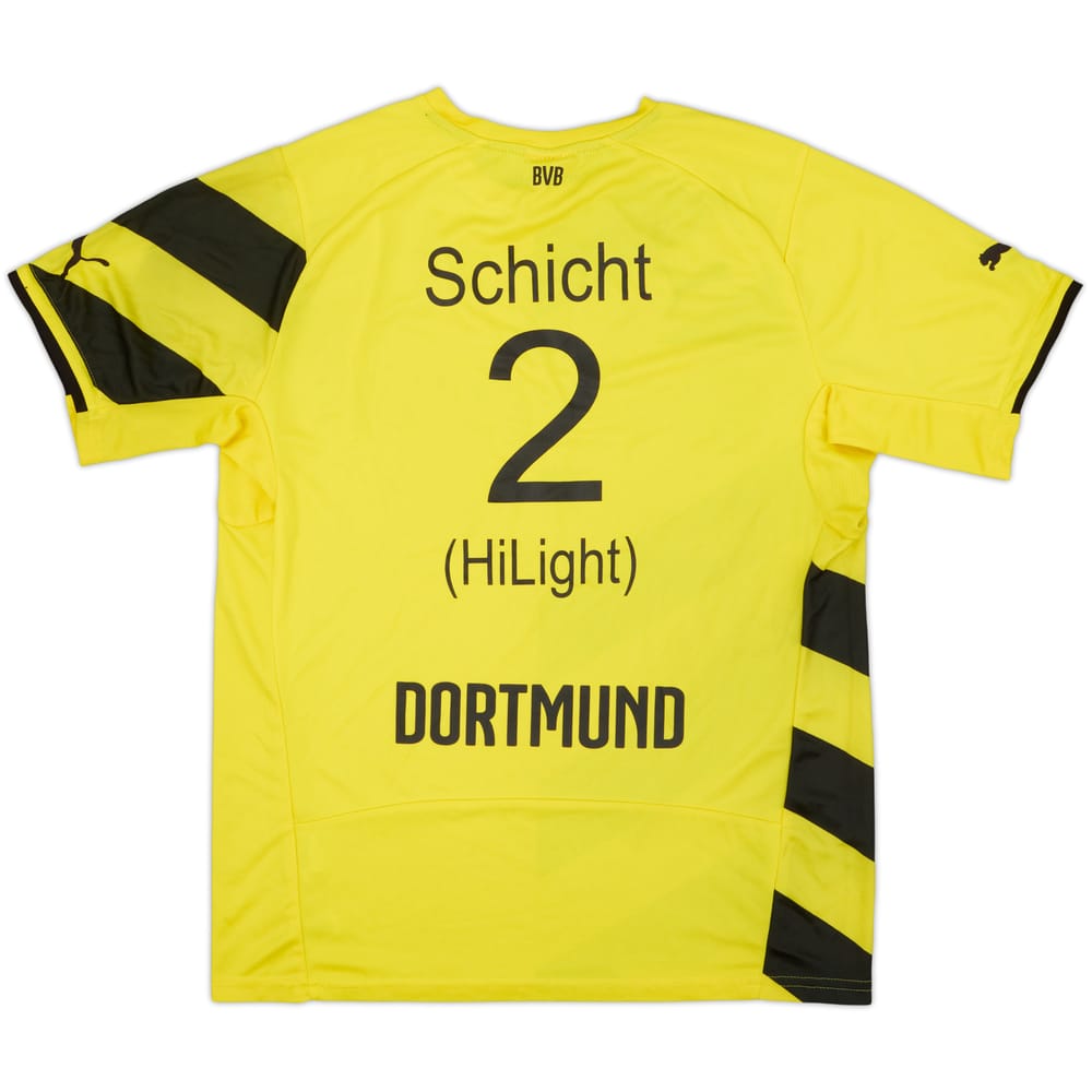 2014-15 Borussia Dortmund Home Shirt Schicht #2 - 7/10 - (M)