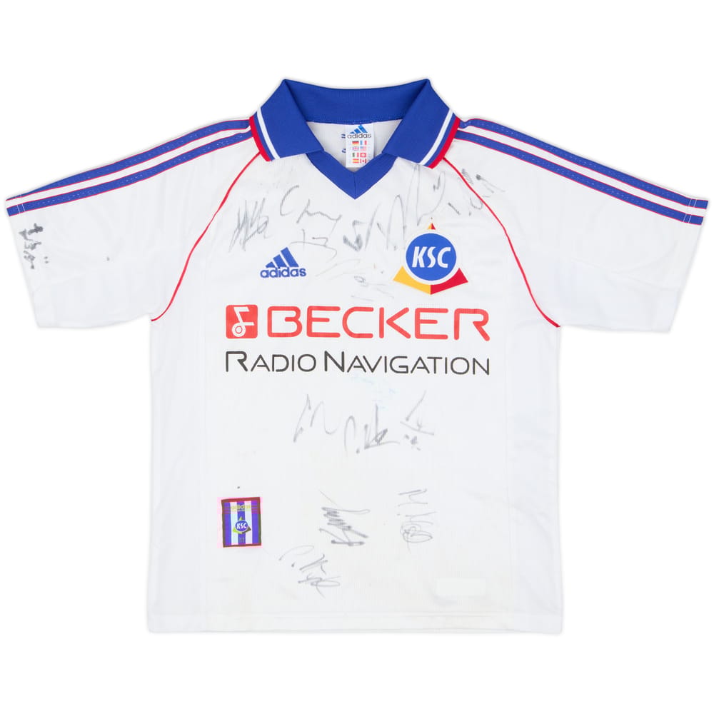 1998-99 Karlsruher Signed Home Shirt - 8/10 - (Y)
