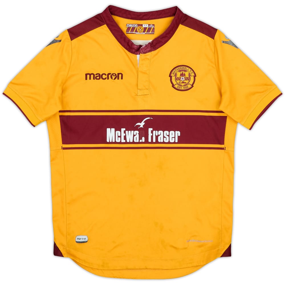 2017-18 Motherwell Home Shirt - 4/10 - (M.Boys)