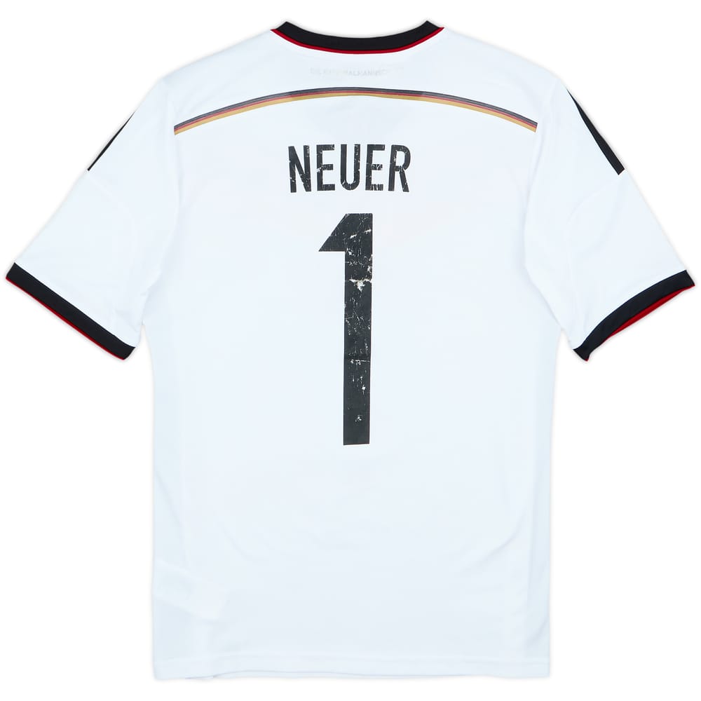 2014-15 Germany Home Shirt Neuer #1 - 5/10 - (XL.Boys)