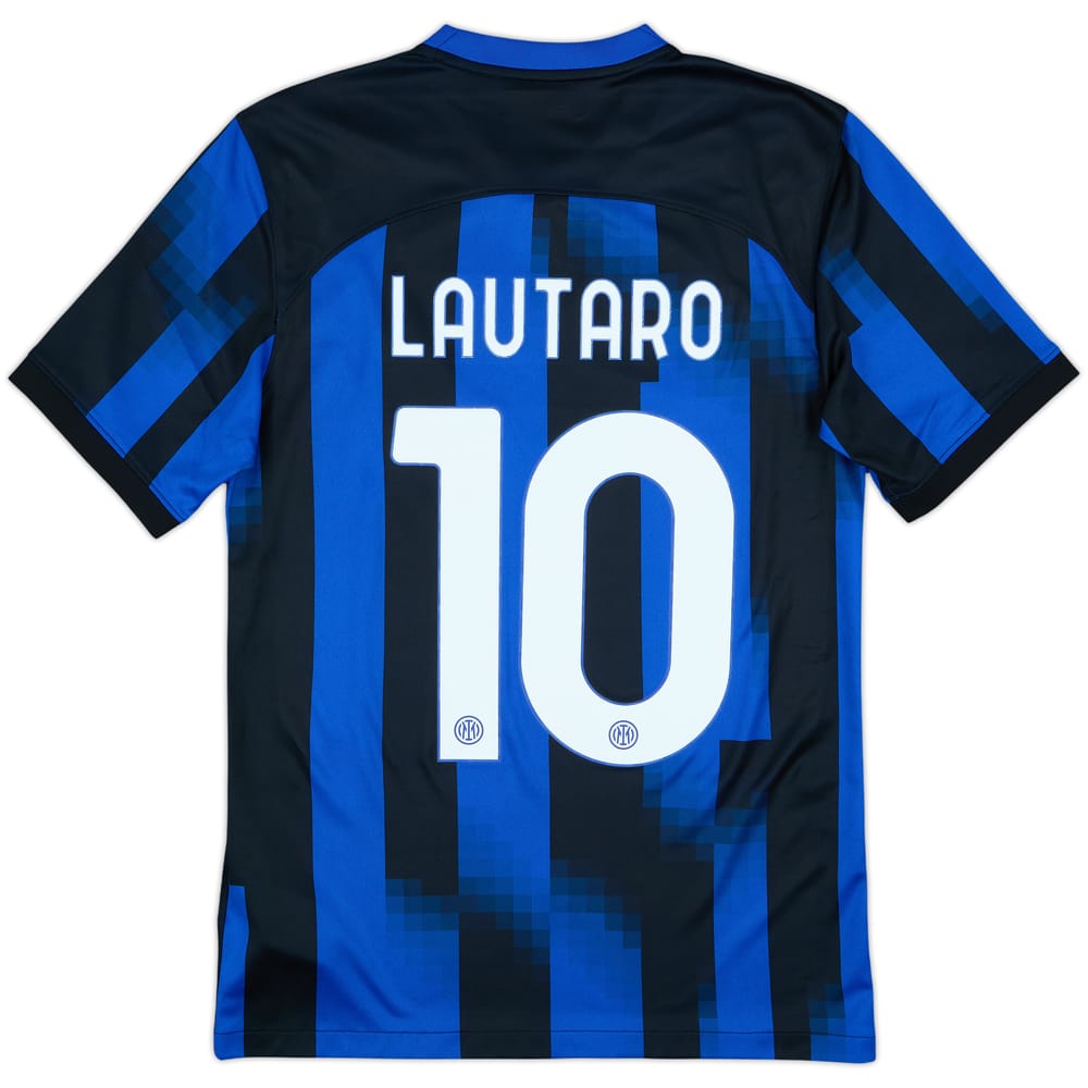 2023-24 Inter Milan Home Shirt Lautaro #10 - 10/10 - (S)