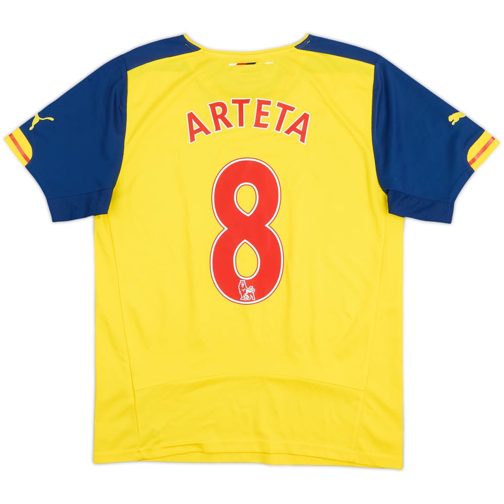 2014-15 Arsenal Away Shirt Arteta #8 - 7/10 - (S)
