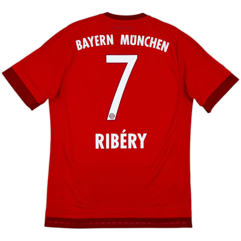 2015-16 Bayern Munich Home Shirt Ribery #7 - 8/10 - (M)