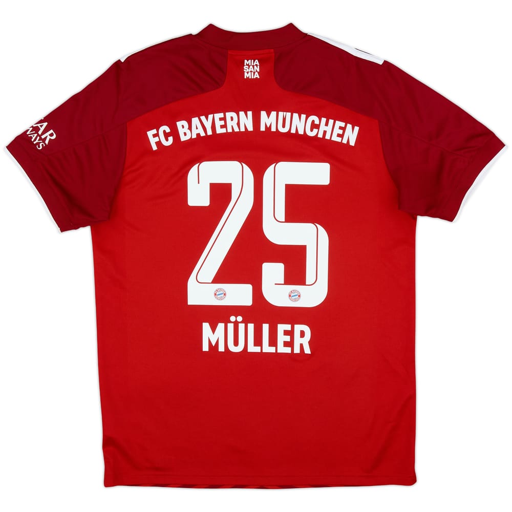 2021-22 Bayern Munich Home Shirt Muller #25 - 10/10 - (M)