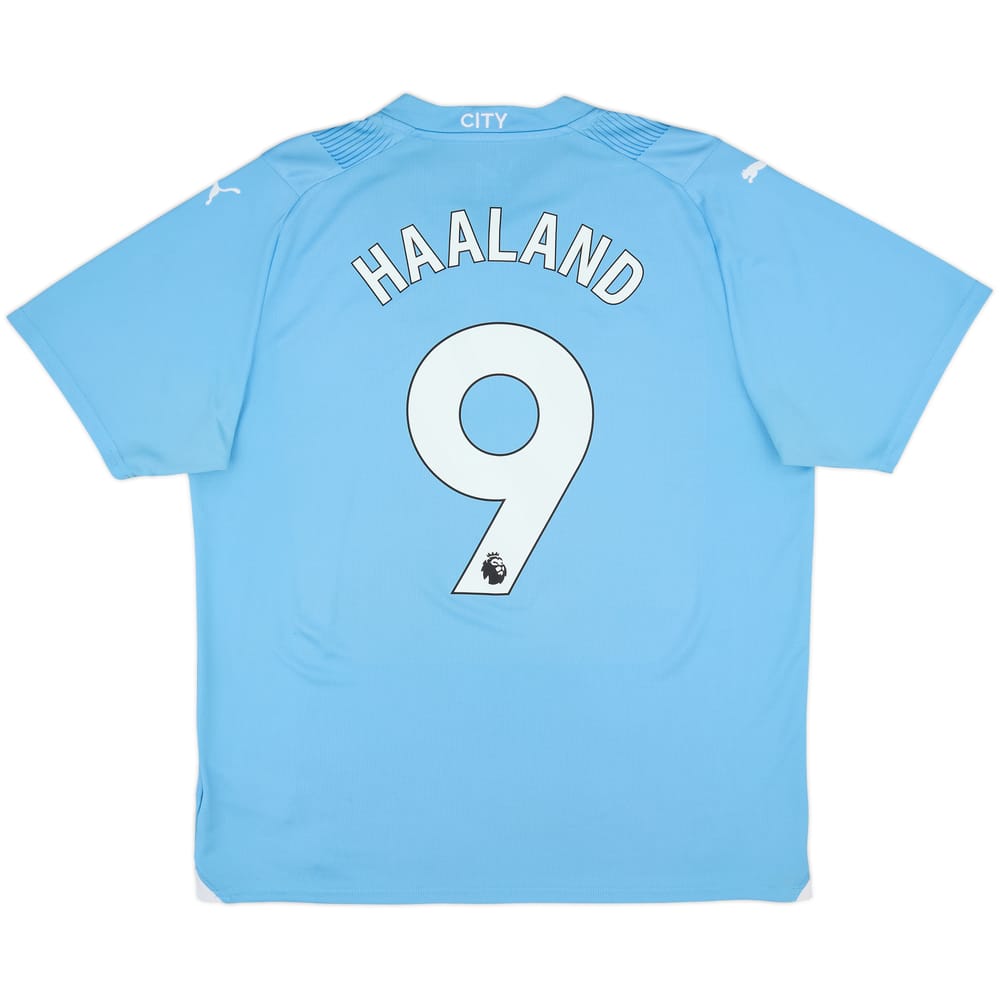 2023-24 Manchester City Home Shirt Haaland #9 - 10/10 - (XL)