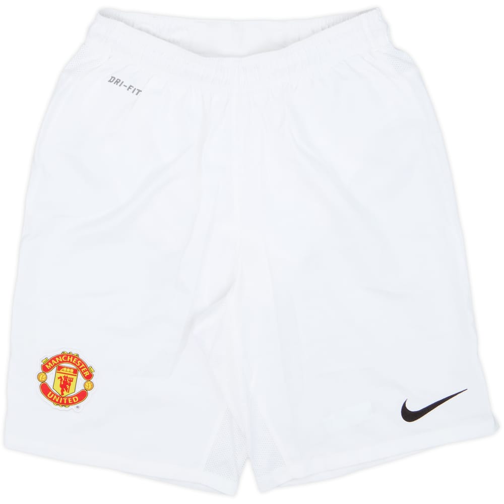 2011-12 Manchester United Home Shorts - 8/10 - (S)