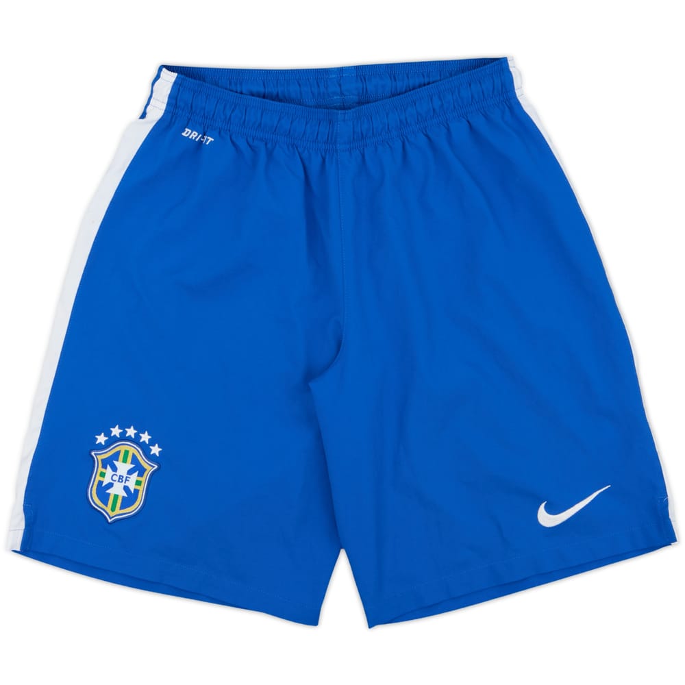 2014-15 Brazil Home Shorts - 9/10 - (M)