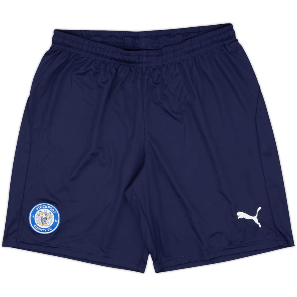 2020-21 Stockport County Puma Training Shorts - 8/10 - (L)