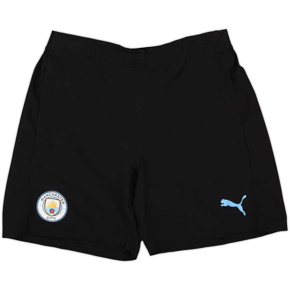 2018-19 Manchester City Puma Training Shorts - 8/10 - (L)