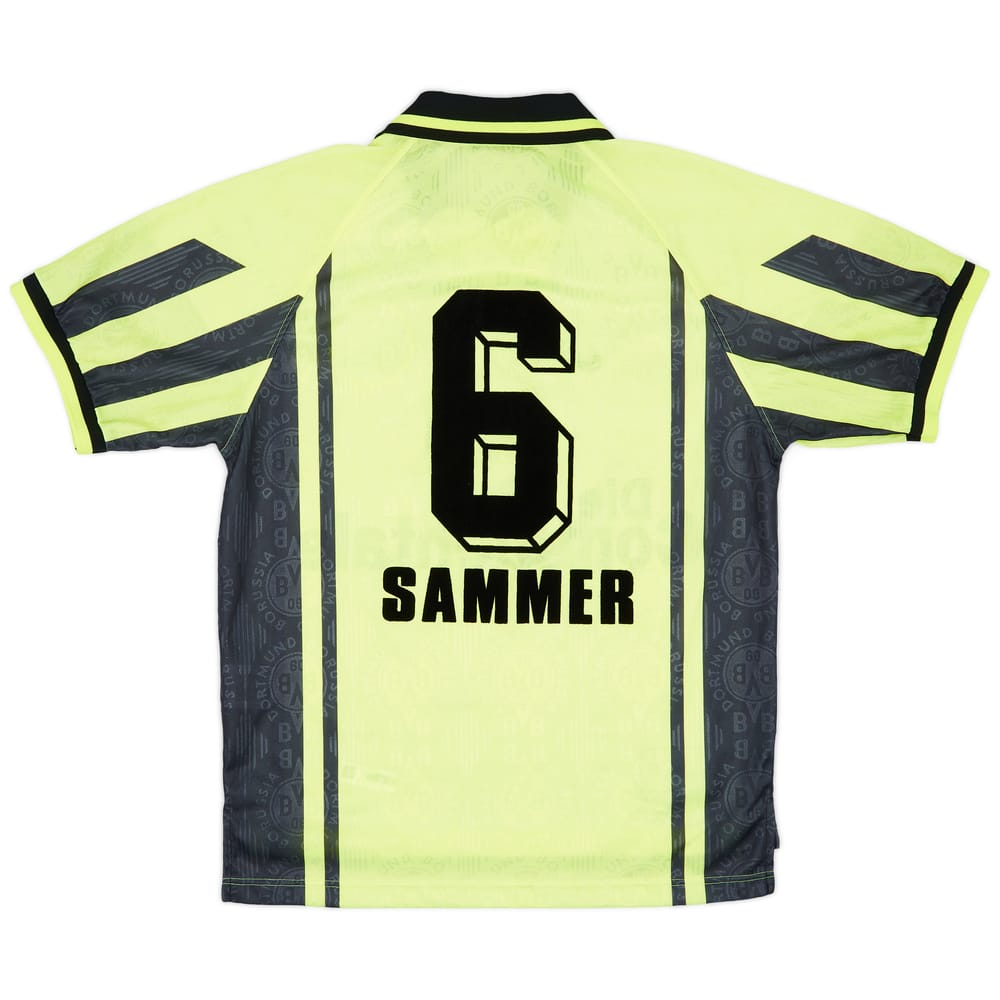 1996-97 Borussia Dortmund Home Shirt Sammer #6- 9/10 - (L)