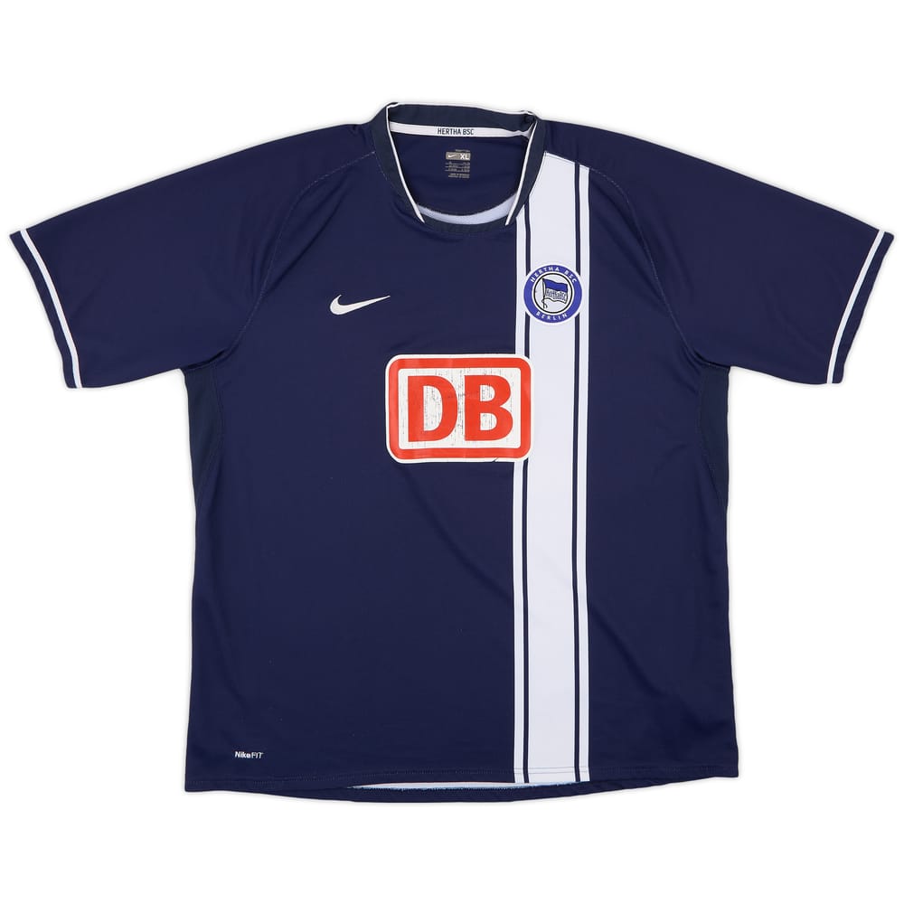 2007-08 Hertha Berlin Home Shirt - 6/10 - (XL)