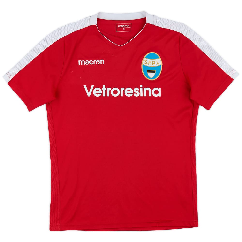 2017-18 SPAL Macron Football Training Shirt - 7/10 - (S)
