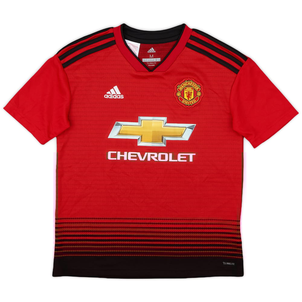 2018-19 Manchester United Home Shirt - 9/10 - (M.Boys)