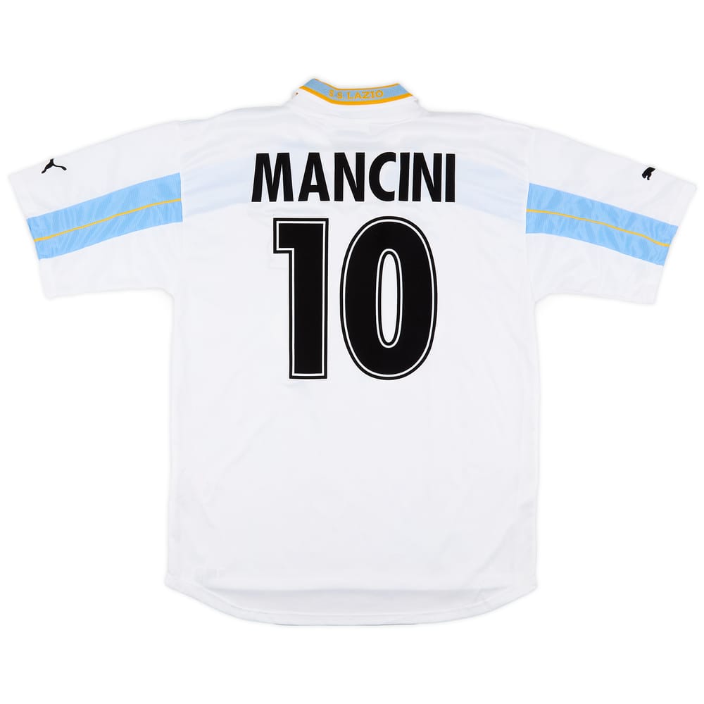 1999-00 Lazio Centenary Home Shirt Mancini #10 - 6/10 - (XL)