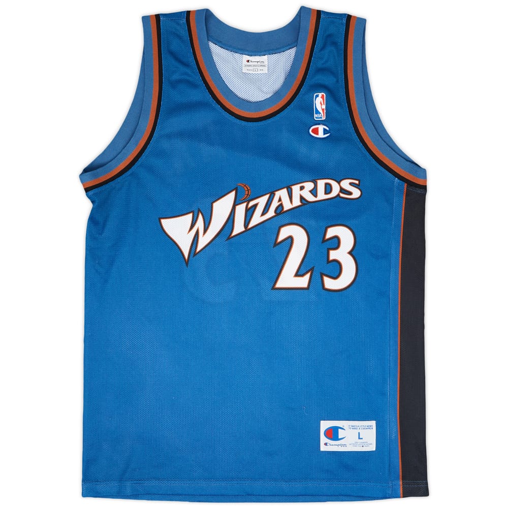 2001-03 Washington Wizards Jordan #23 Champion Away Jersey - 9/10 - (L)