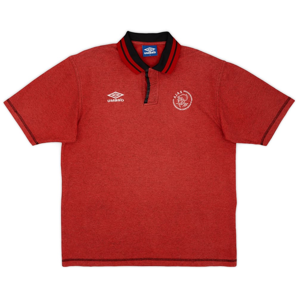 1995-96 Ajax Umbro Polo Shirt - 8/10 - (L)