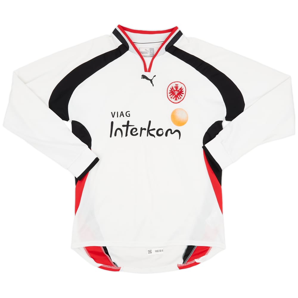 2000-01 Eintracht Frankfurt Away L/S Shirt - 7/10 - (XL)