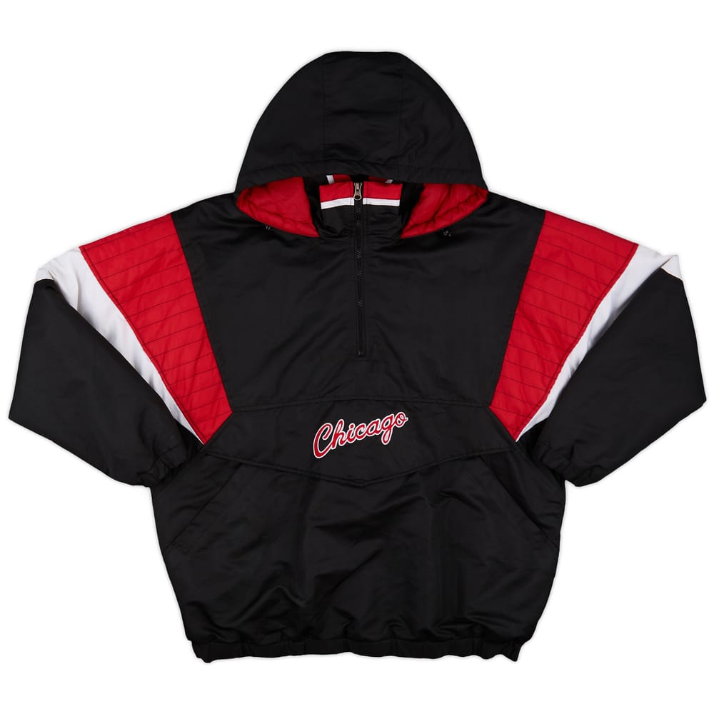 2010s Chicago Bulls G-III Hardwood Classics 1/2 Zip Rain Coat - 9/10 - (L)