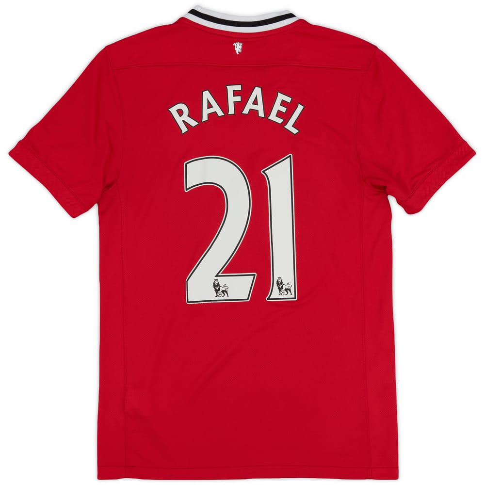 2011-12 Manchester United Home Shirt Rafael #21 - 7/10 - (S)