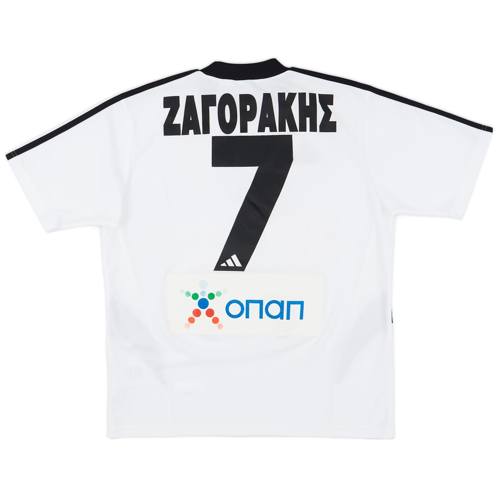 2005-06 PAOK Training Shirt Zagorakis #7 - 8/10 - (XL.Boys)