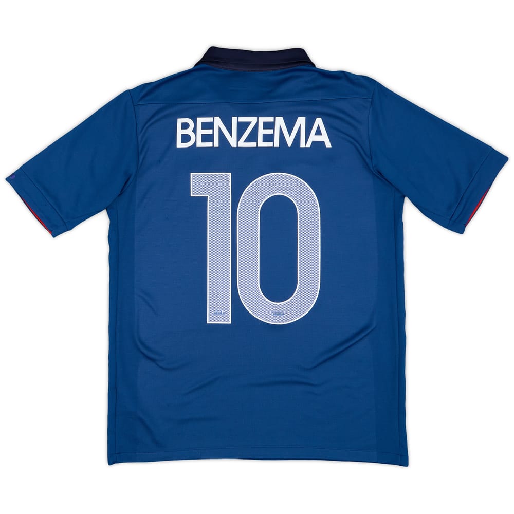 2011-12 France Home Shirt Benzema #10 - 8/10 - (XL.Boys)