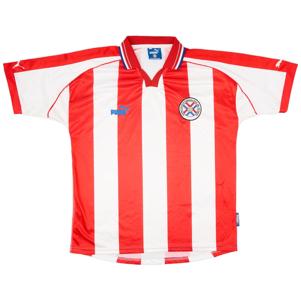 2000-02 Paraguay Home Shirt - 7/10 - (XL)