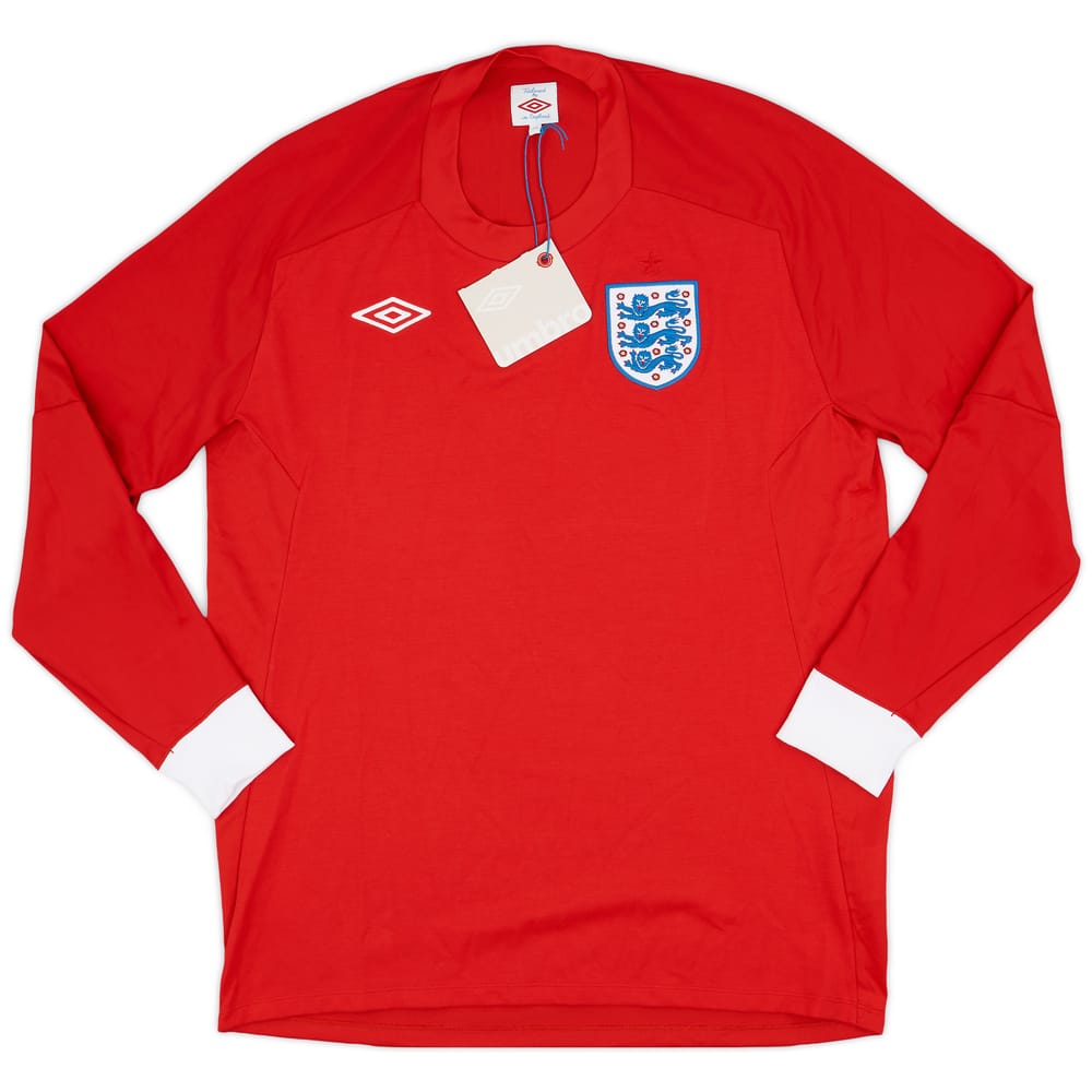 2010-11 England Away L/S Shirt (L)