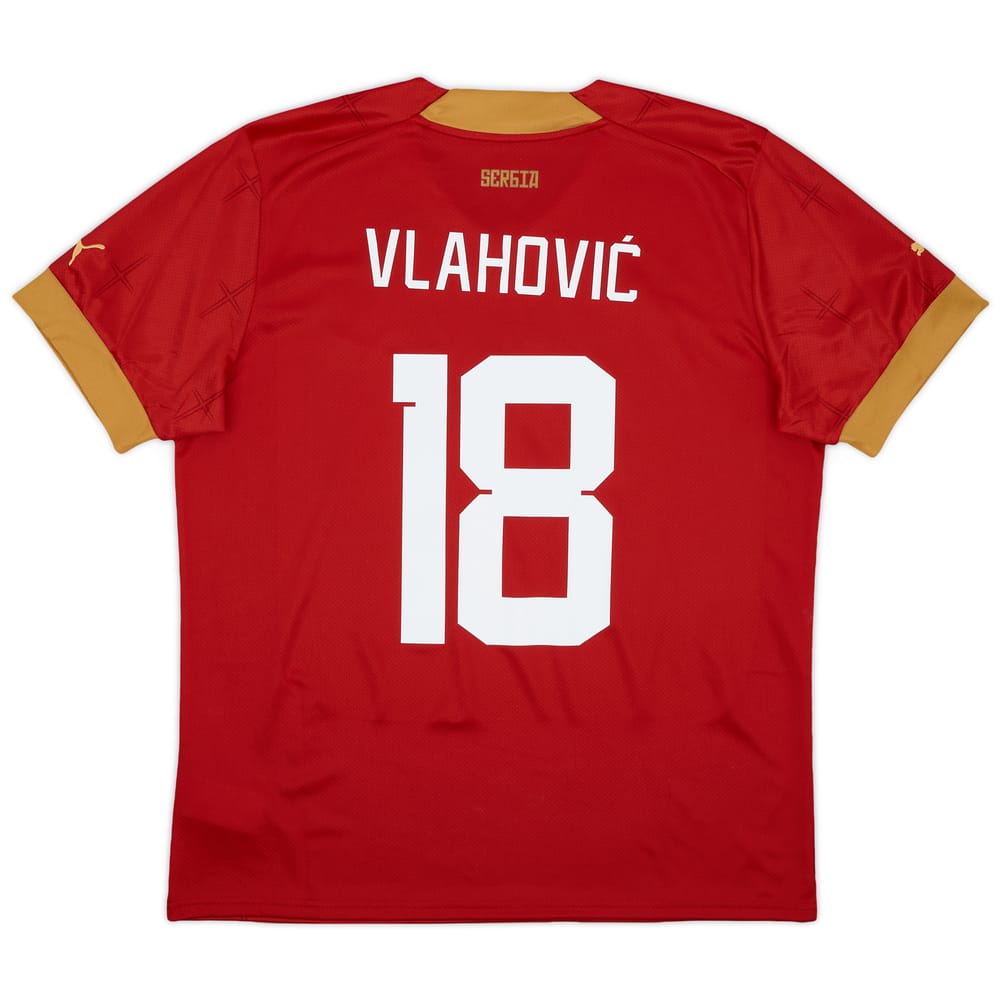 2022-23 Serbia Home Shirt Vlahovic #18 - 10/10 - (L)