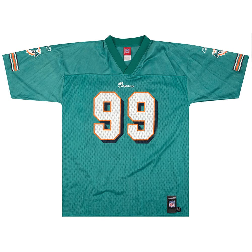 2005-06 Miami Dolphins Taylor #99 Reebok Replica Jersey (Home) XL
