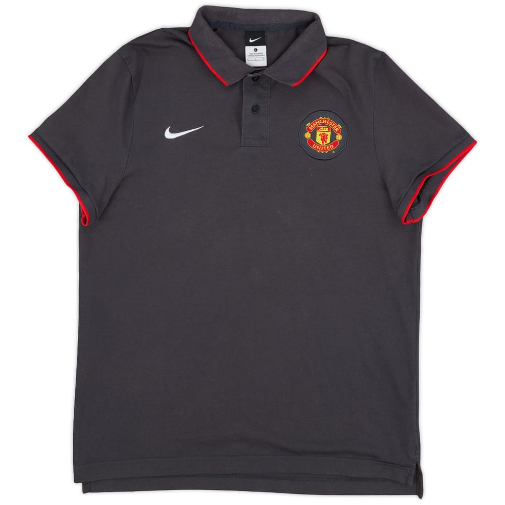 2010-11 Manchester United Nike Polo Shirt - 9/10 - (L)