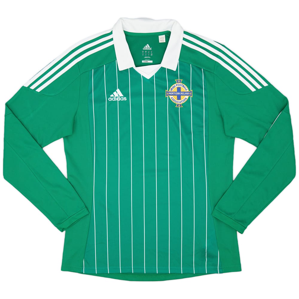 2012-13 Northern Ireland Home L/S Shirt - 9/10 - (M)