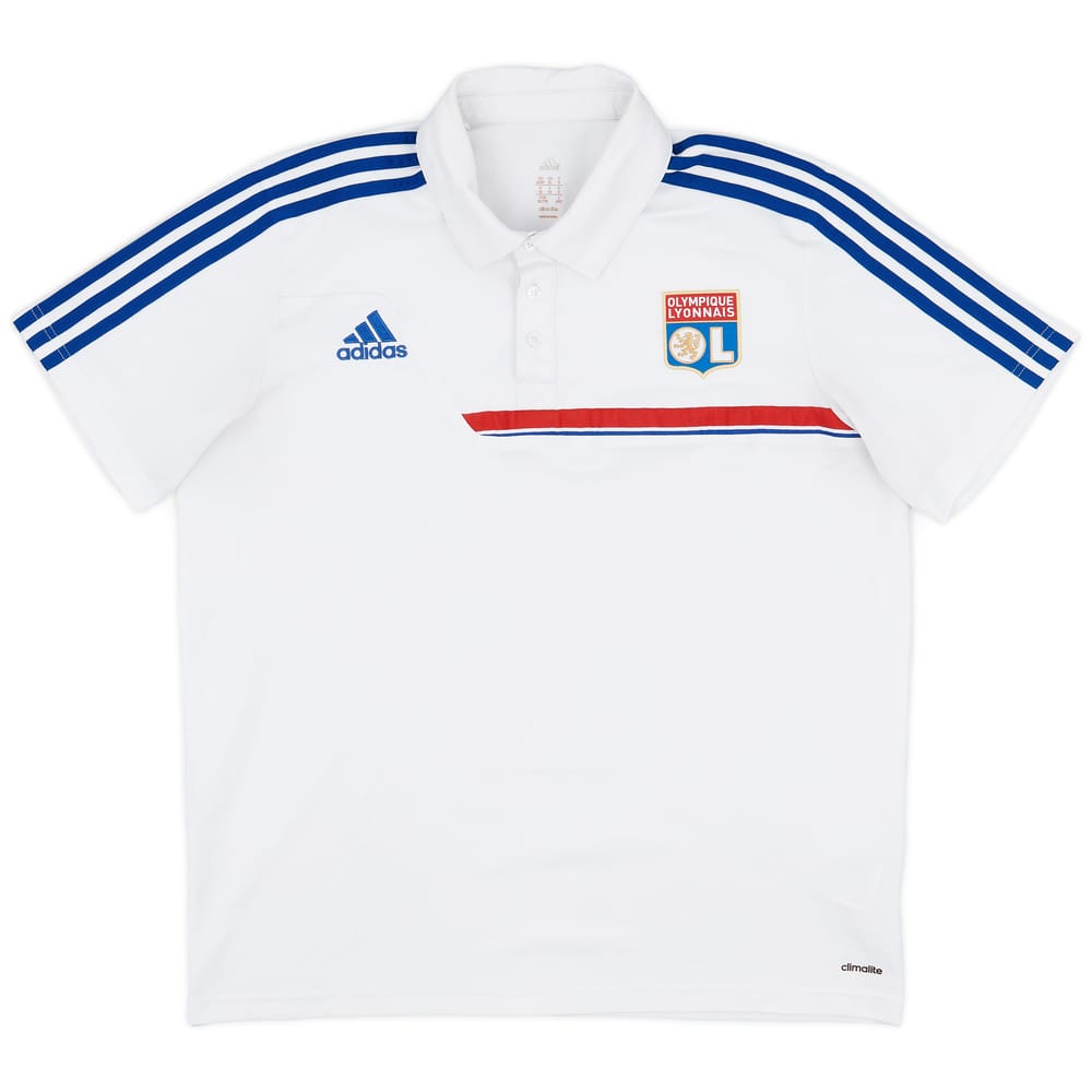 2013-14 Lyon adidas Polo Shirt - 8/10 - (XL/XXL)