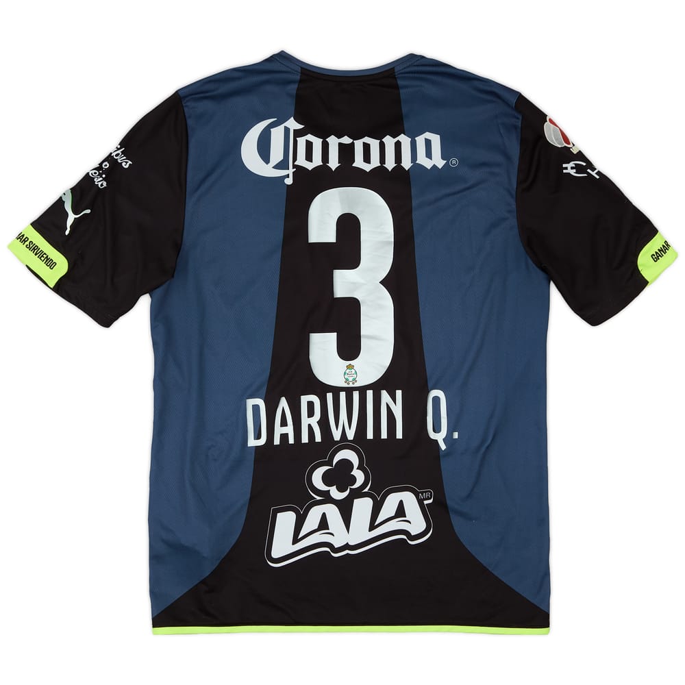 2014-15 Santos Laguna Away Shirt Darwin Q. #3 - 8/10 - (L)