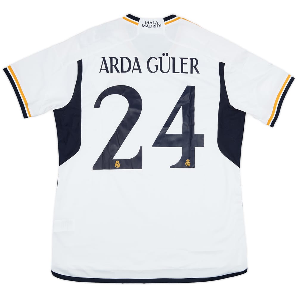 2023-24 Real Madrid Home Shirt Arda Guler #24 (XL)