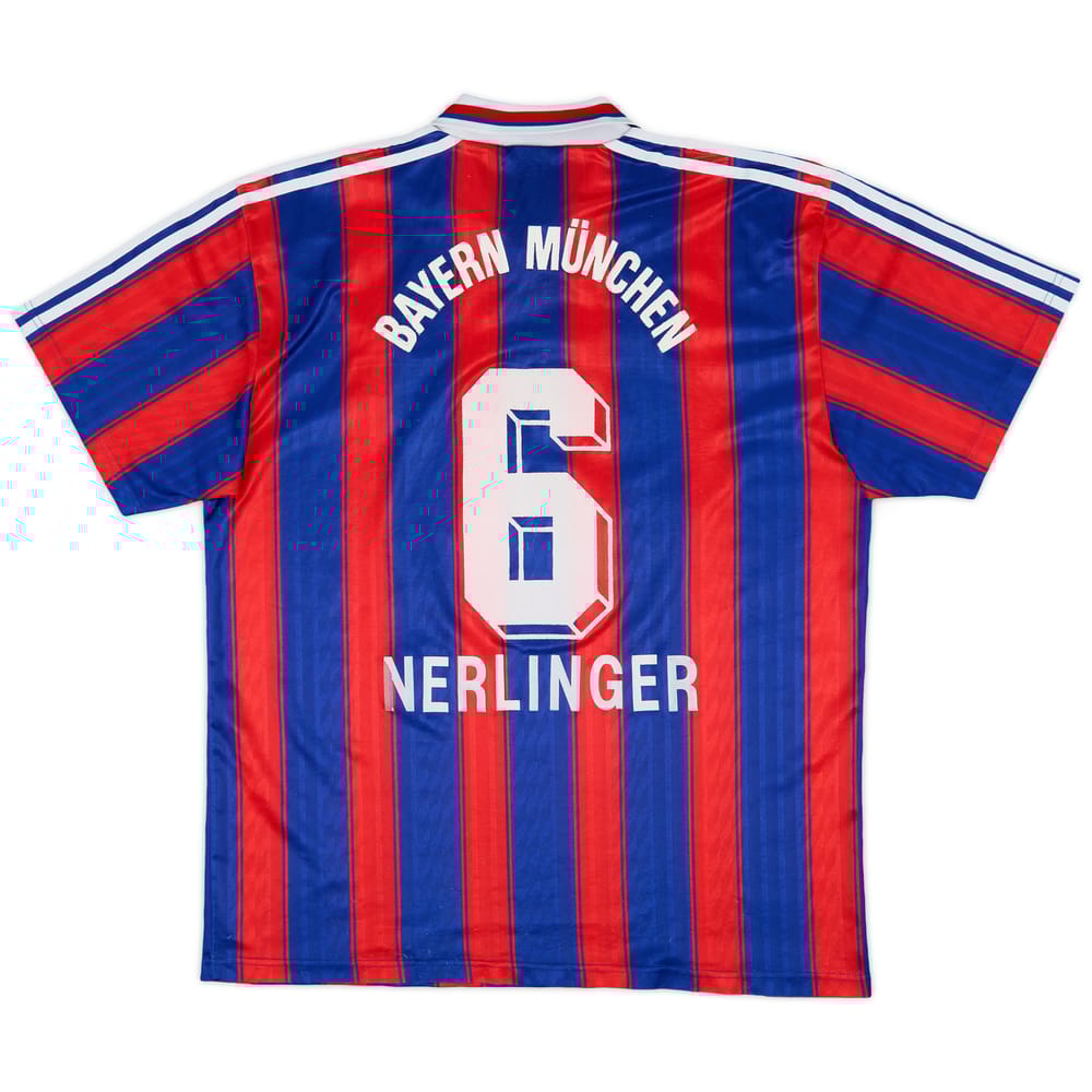 1995-97 Bayern Munich Home Shirt Nerlinger #6 - 4/10 - (XL)