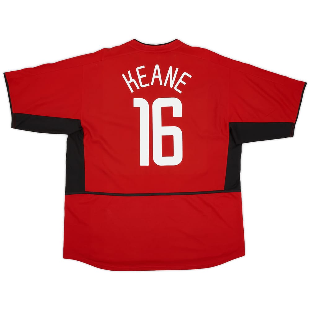 2002-04 Manchester United Home Shirt Keane #16 - 6/10 - (XXL)