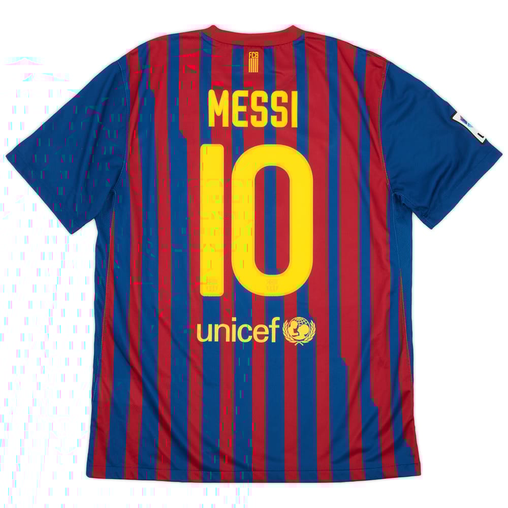 2011-12 Barcelona Home Shirt Messi #10 - 8/10 - (L)