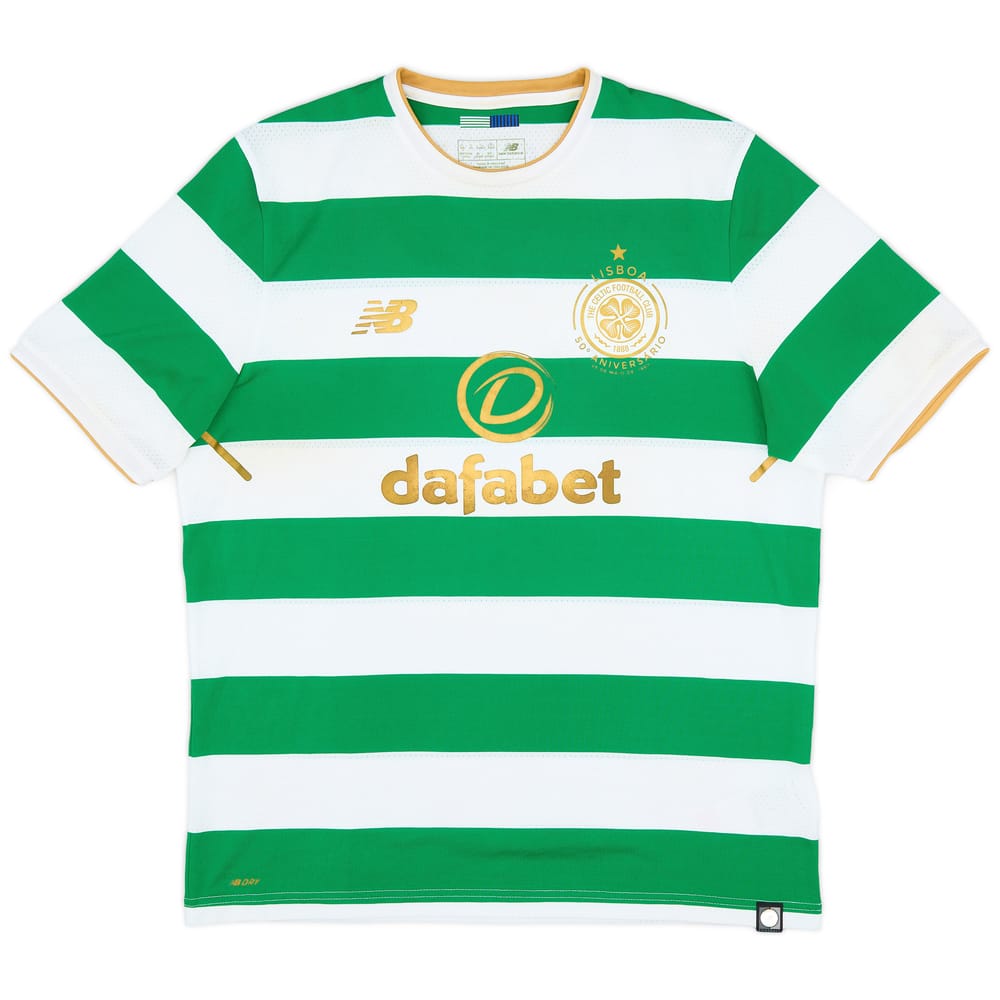 2017-18 Celtic 'Lisbon Lions 50th Anniversary' Home Shirt - 7/10 - (L)