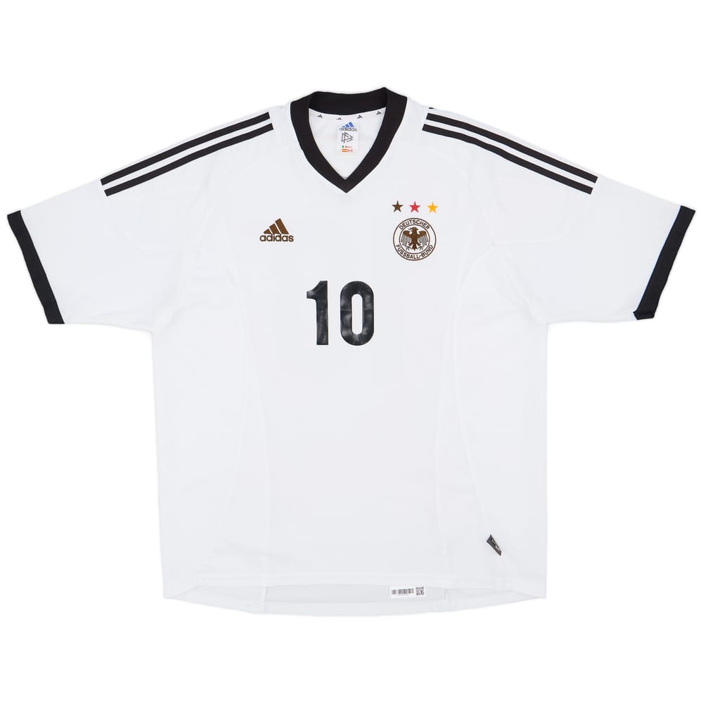 2002-04 Germany Home Shirt #10 - 8/10 - (XXL)