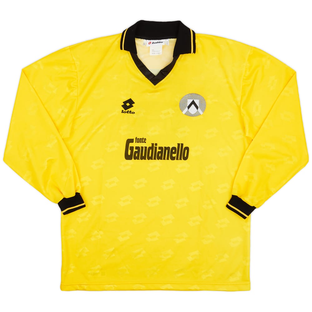 1992-93 Udinese Match Worn Away L/S Shirt #6 (Mandorlini)