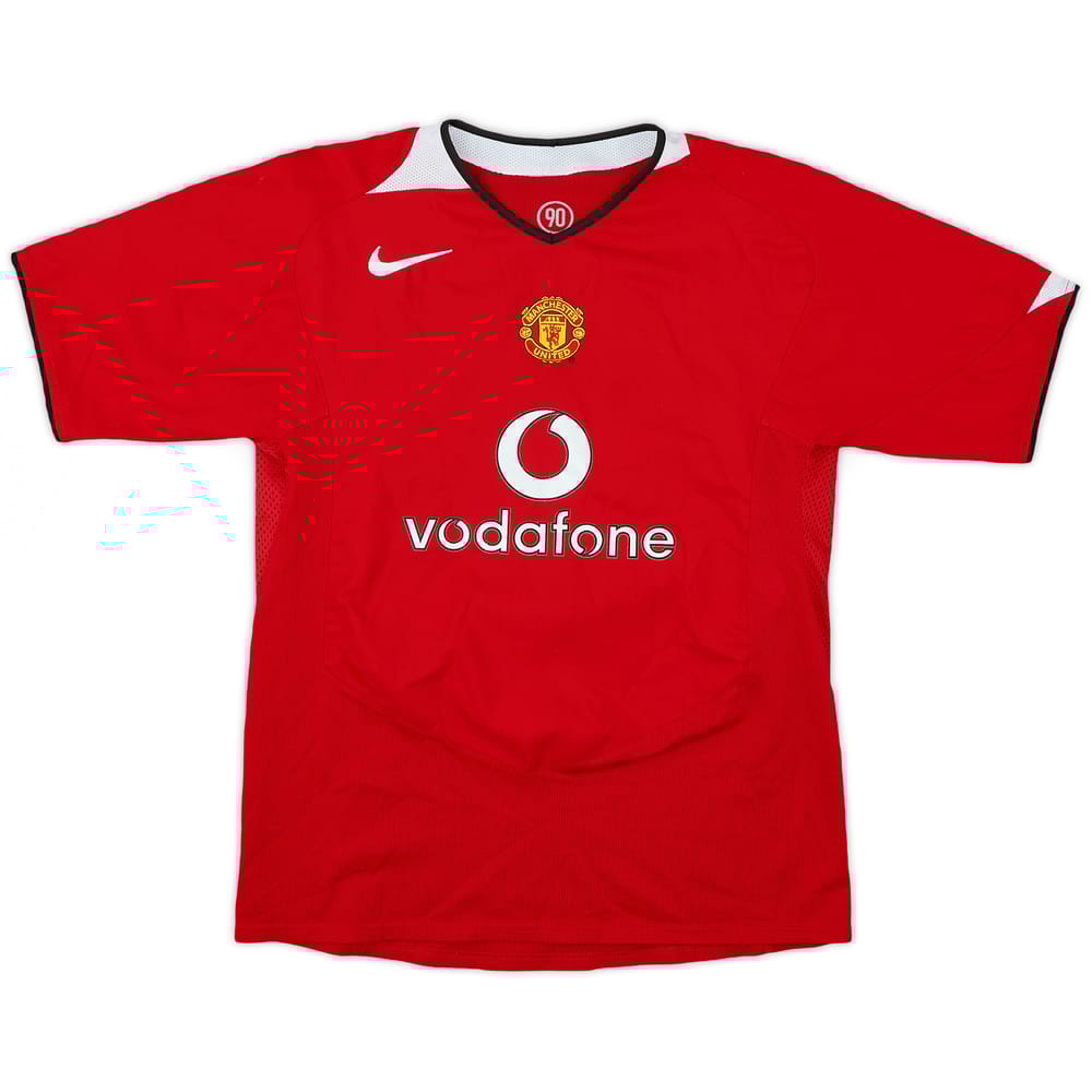 2004-06 Manchester United Home Shirt - 7/10 - (XL.Boys)