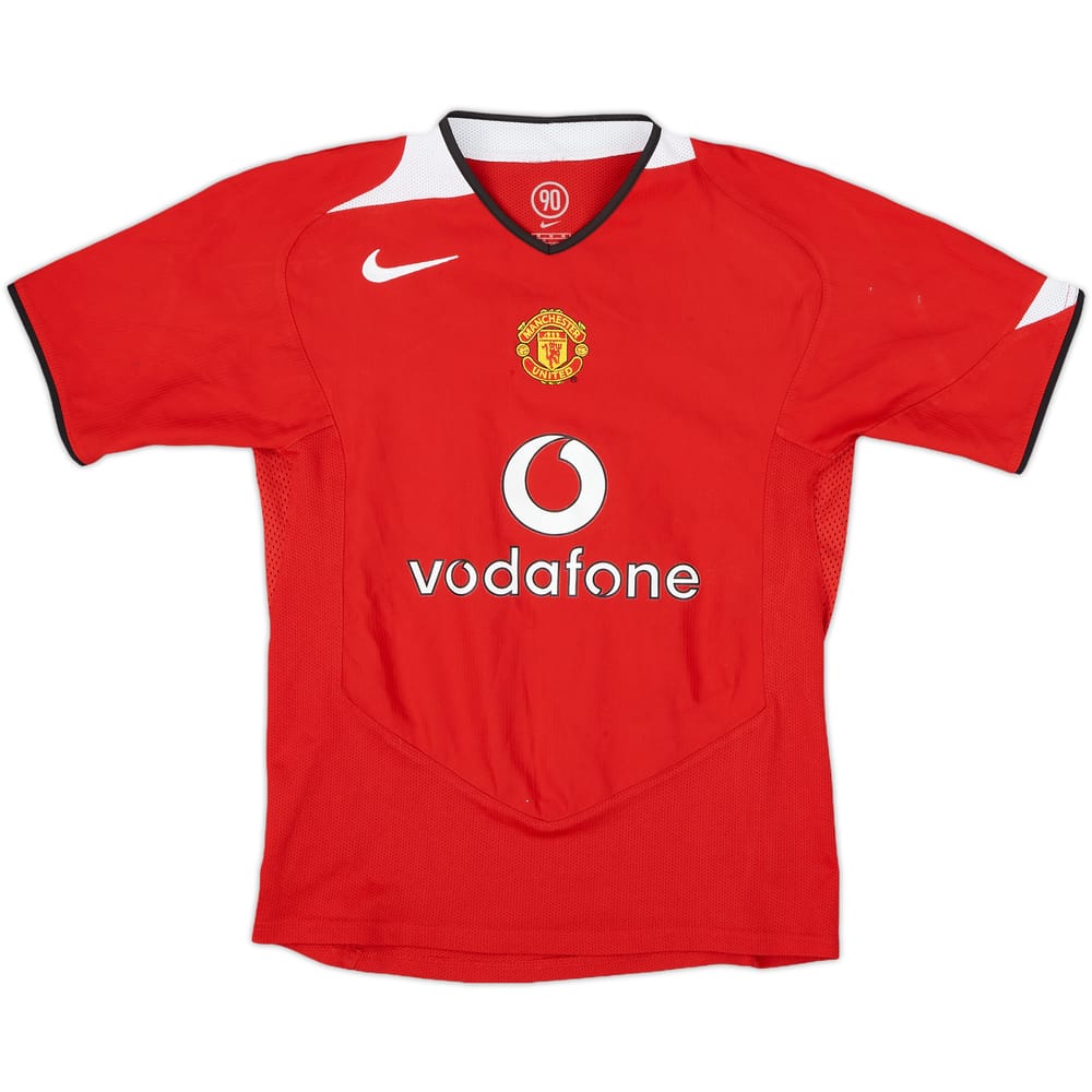 2004-06 Manchester United Home Shirt - 7/10 - (M.Boys)