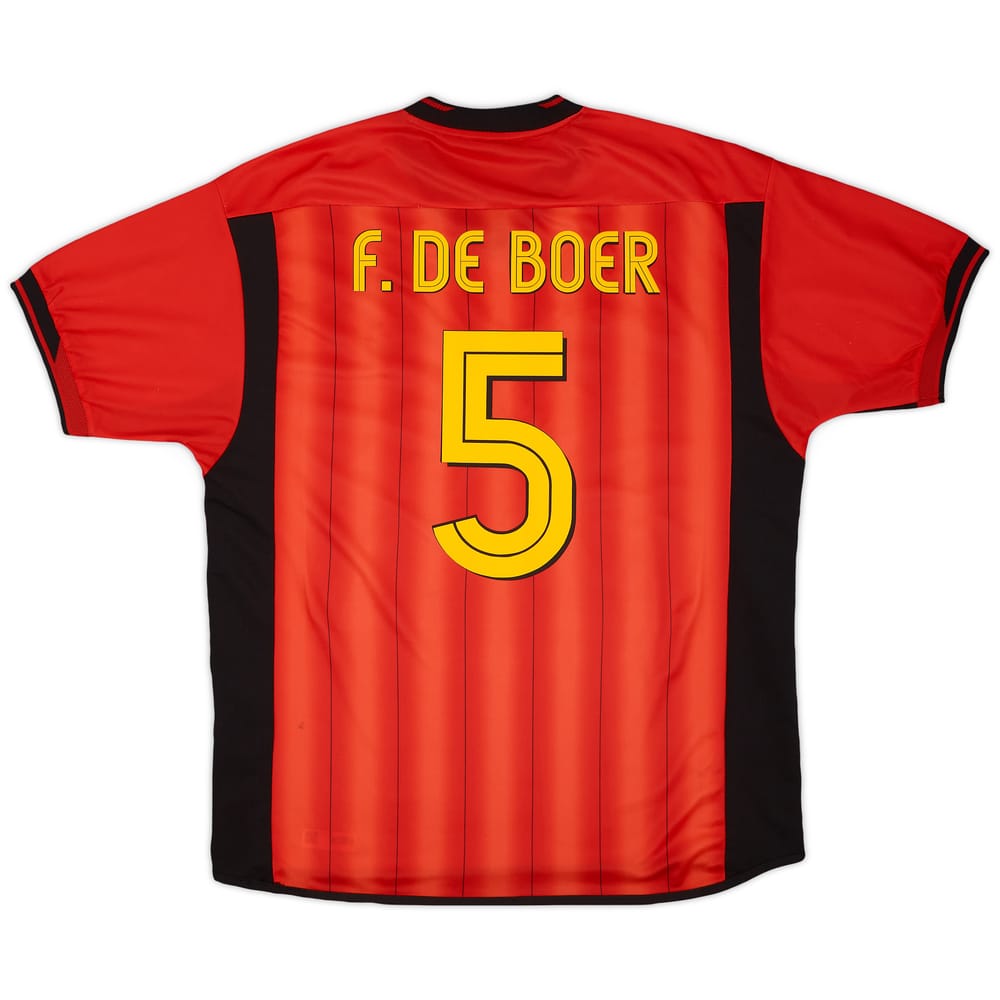 2003-04 Galatasaray Third Shirt F. De Boer #5 - 6/10 - (XL)