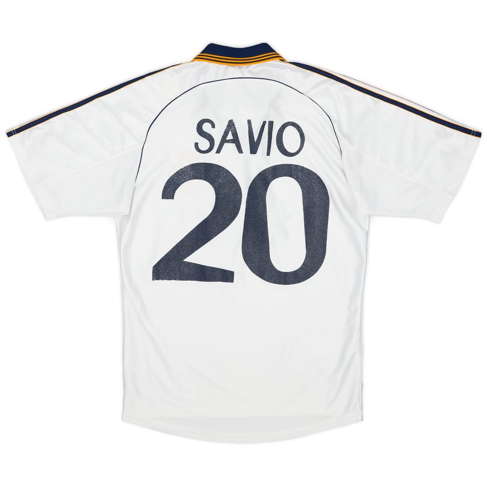 1998-00 Real Madrid Home Shirt Savio #20 - 7/10 - (S)
