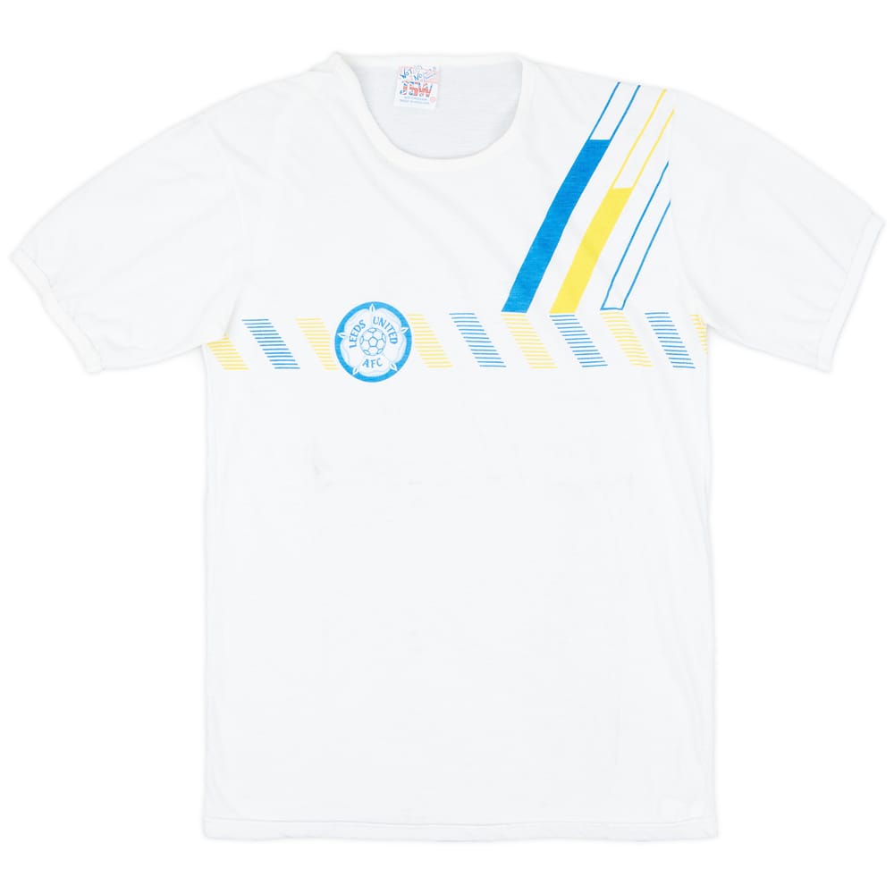 1987-88 Leeds United JSW Cotton Tee - 7/10 - (XL)