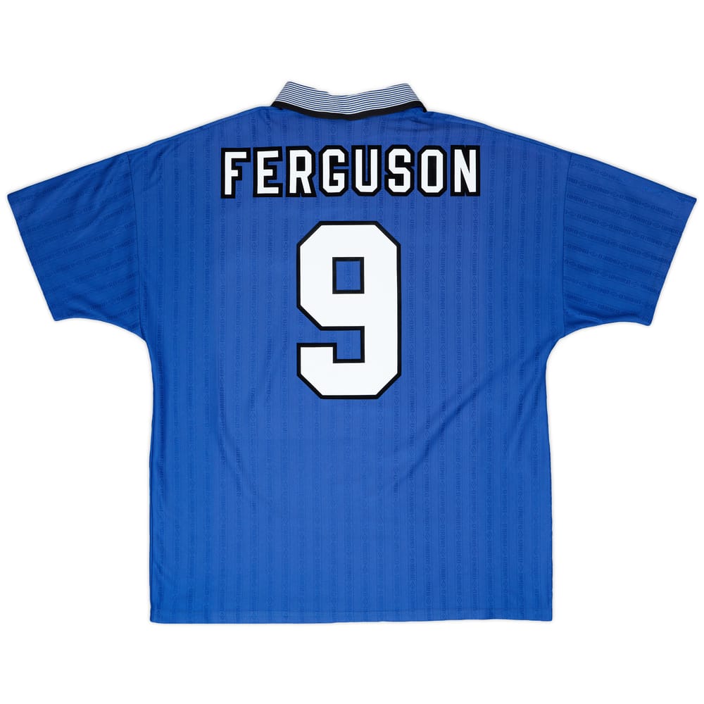 1995-97 Everton Home Shirt Ferguson #9 - 6/10 - (XL)