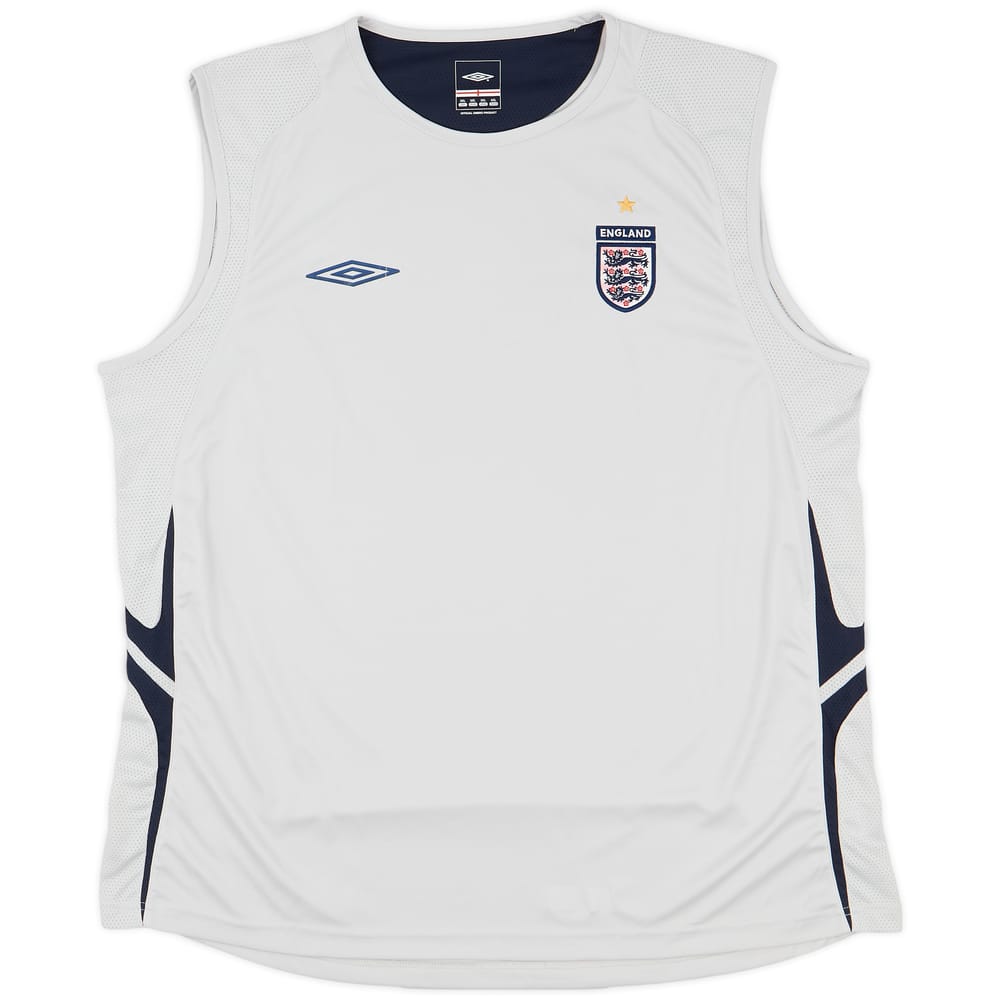 2006-07 England Umbro Training Vest - 8/10 - (3XL)