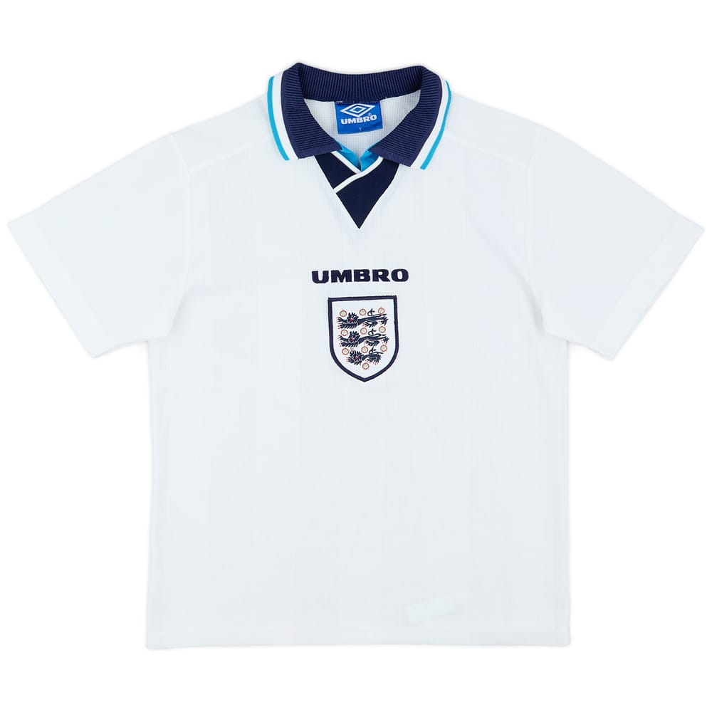 1995-97 England Home Shirt - 9/10 - (Y)