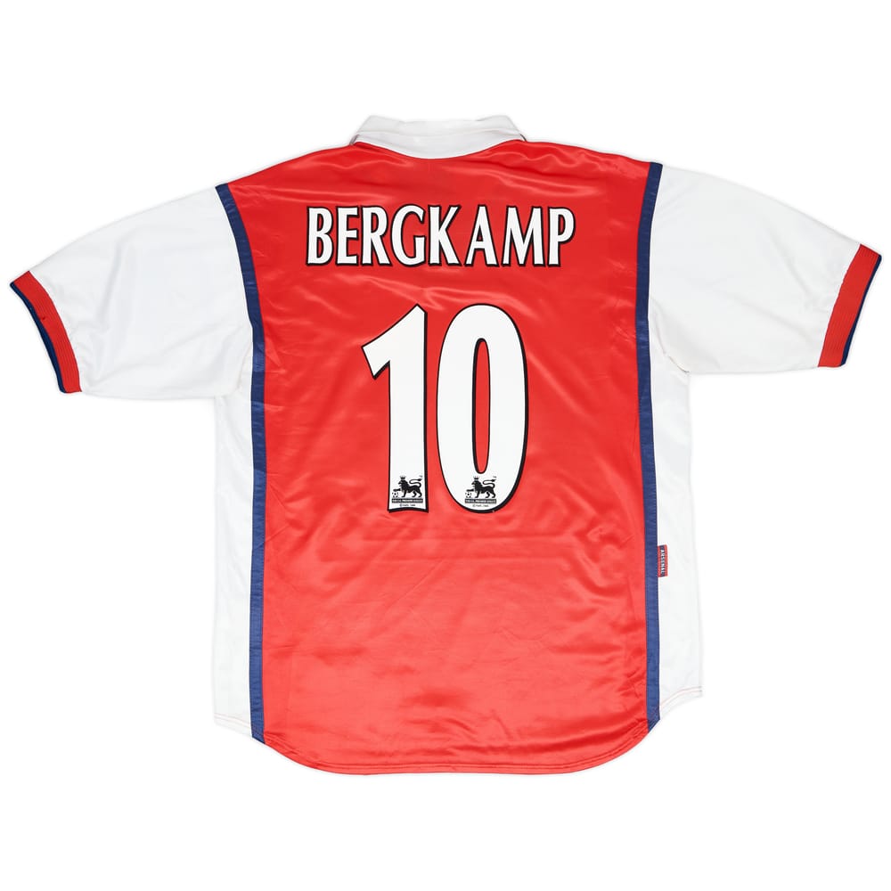 1998-99 Arsenal Home Shirt Bergkamp #10 - 5/10 - (L)